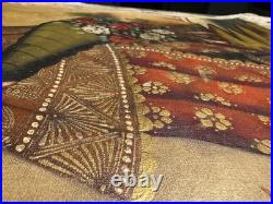 Antique Cuzco Colonial Oil Painting Archangel Gabriel 25.5X18 Inches