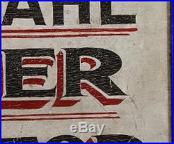 Antique Early 20thC Hand Painted Folk Art Sign, Painter & Decorator, No Reserve