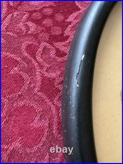 Antique Folk Art Watercolor and Gouache Portrait Paintings of a Couple