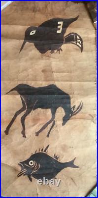 Antique Indigenous Painting Antique Indigenous Painting