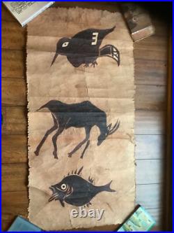 Antique Indigenous Painting Antique Indigenous Painting