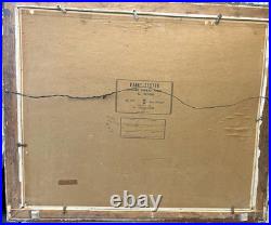 Antique Oil Painting Floral Still Life Signed Ornate Gold Frame 28 x 24