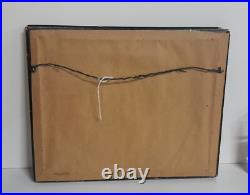 Antique Primitive Folk Art Painting Winter Scene Horace Pippin Style Antique Primitive Folk Art Painting Winter Scene Horace Pippin Style