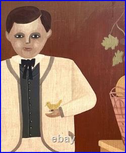 Arthur Glazier Folk Art Painting