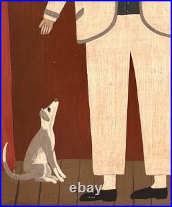 Arthur Glazier Folk Art Painting