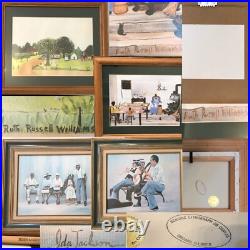 Auction Lot- (4 Piece) African American Oil Paintings & Art Auction Lot- (4 Piece) African American Oil Paintings & Art