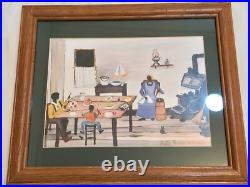 Auction Lot- (4 Piece) African American Oil Paintings & Art Auction Lot- (4 Piece) African American Oil Paintings & Art