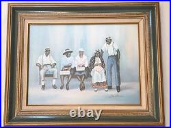 Auction Lot- (4 Piece) African American Oil Paintings & Art Auction Lot- (4 Piece) African American Oil Paintings & Art