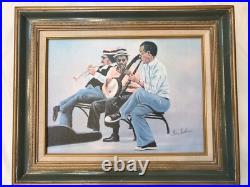 Auction Lot- (4 Piece) African American Oil Paintings & Art Auction Lot- (4 Piece) African American Oil Paintings & Art