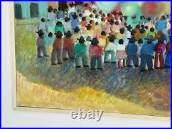 Aurelio Pescina Mexican Town Celebration Painting, Night Fireworks at Castillo Aurelio Pescina Mexican Town Celebration Painting, Night Fireworks at Castillo