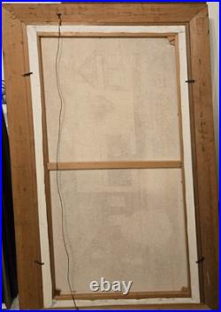 Beautiful Original Folk Art Painting by SIMON ZOTO. Excellent Condition