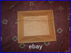 Beautifully framed Old Victorian Americana Folk Art Oil Painting Worldwide