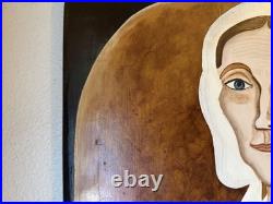 Bonnie DeRestie Folk Art Portraits Thomas Skinner's Man and Woman about 1845