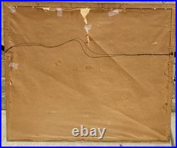 Burling Boaz Jr (1891-1968) Untitled Yellow Roadster Oil Painting