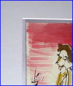 Buy Man Original Ink Painting Outsider Hanging Unique Urban City Folk Local Odd