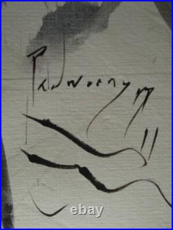 Buy Man Original Ink Painting Outsider Hanging Unique Urban City Folk Local Odd