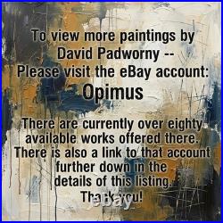 Buy Orig Art Realism Signed Abstract? Modern Oil? Painting? Happy Man? Impressionist