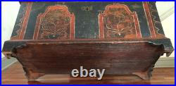 CF, Berks County Paint Decorated Dower Chest ca. 1780