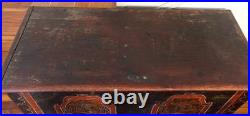 CF, Berks County Paint Decorated Dower Chest ca. 1780