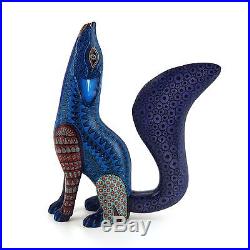 COYOTE Oaxacan Alebrije Wood Carving Mexican Folk Art Sculpture Painting