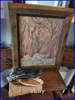 CYPRESS FOREST Louisiana Rural Folk Art Vintage Original Painting Family South CYPRESS FOREST Louisiana Rural Folk Art Vintage Original Painting Family South