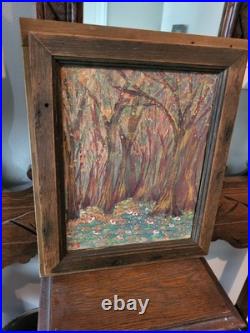 CYPRESS FOREST Louisiana Rural Folk Art Vintage Original Painting Family South CYPRESS FOREST Louisiana Rural Folk Art Vintage Original Painting Family South