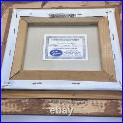 C. Carson Certified Oil Serigraph Lot Of 4 Paintings Framed