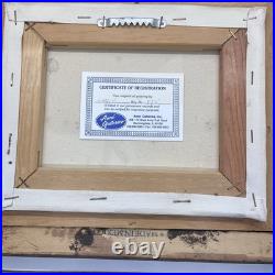 C. Carson Certified Oil Serigraph Lot Of 4 Paintings Framed