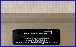 Cassandra Haitian Folk Art Painting 24x20 Framed Original Signed