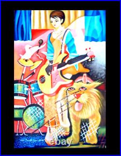 Contemporary Handmade Painting Md & Sd By World Fame Artt. Nidhi Bandil Agarwal