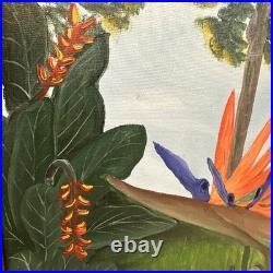 Costa Rican local Oil Painting Folk Art Signed