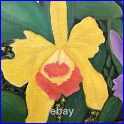 Costa Rican local Oil Painting Folk Art Signed