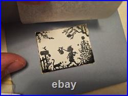 Dana Strong HOBO SCAMP Boy Cat Slingshot Miniature Silhouette Painting FOLK ART