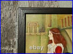 Daughter of Scotland, Acrylic Painting, by Laura Russney. Framed & Signed, MINT