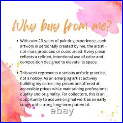 Dog Art 11x14 Abstract Expressionism Puppies COA Home Decor OOAK