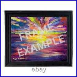 Dog Art 11x14 Abstract Expressionism Puppies COA Home Decor OOAK