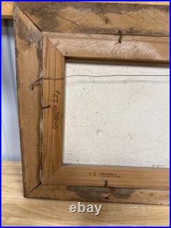 Dolores Hackenberger Folk Art Painting Large Farmhouse Barn Scene Framed A4