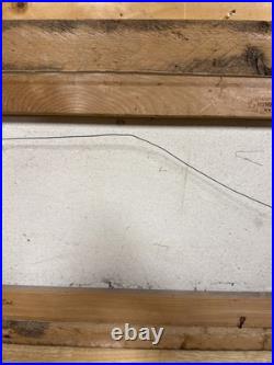 Dolores Hackenberger Folk Art Painting Large Farmhouse Barn Scene Framed A4