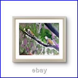 Eagle Romance Neo Expressionism Original Artwork Canvas 11x14
