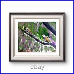 Eagle Romance Neo Expressionism Original Artwork Canvas 11x14
