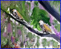 Eagle Romance Neo Expressionism Original Artwork Canvas 11x14