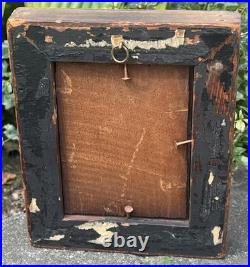 Early American (New England) India ink Portrait In Period Gold Leafed Frame