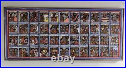 Ethiopian King Soloman And The Queen Of Sheba Folk Art Oil Painting