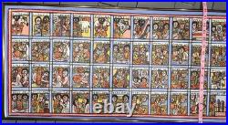 Ethiopian King Soloman And The Queen Of Sheba Folk Art Oil Painting