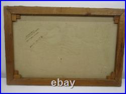 FELIPE ISLAS Mexican Embossed Oil Painting Signed (Unframed) 16 X 24