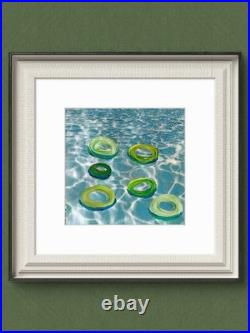 First In Line To Lazy River Contemporary Original Acrylic 12x12 Painting Signed