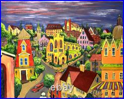 Folk Art Acrylic Original Painting 50 x 40 by Mississippi Artist Rick Griffin Folk Art Acrylic Original Painting 50 x 40 by Mississippi Artist Rick Griffin