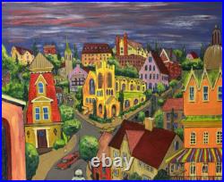Folk Art Acrylic Original Painting 50 x 40 by Mississippi Artist Rick Griffin Folk Art Acrylic Original Painting 50 x 40 by Mississippi Artist Rick Griffin