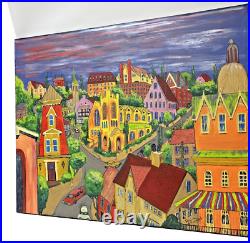 Folk Art Acrylic Original Painting 50 x 40 by Mississippi Artist Rick Griffin Folk Art Acrylic Original Painting 50 x 40 by Mississippi Artist Rick Griffin