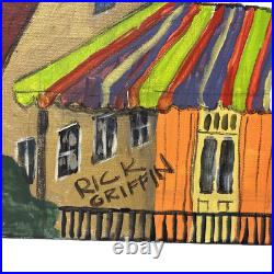 Folk Art Acrylic Original Painting 50 x 40 by Mississippi Artist Rick Griffin Folk Art Acrylic Original Painting 50 x 40 by Mississippi Artist Rick Griffin